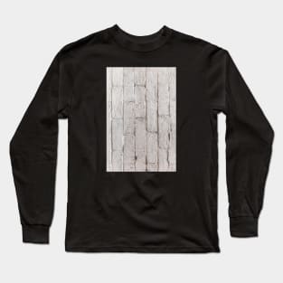 White Painted Brick Wall Long Sleeve T-Shirt